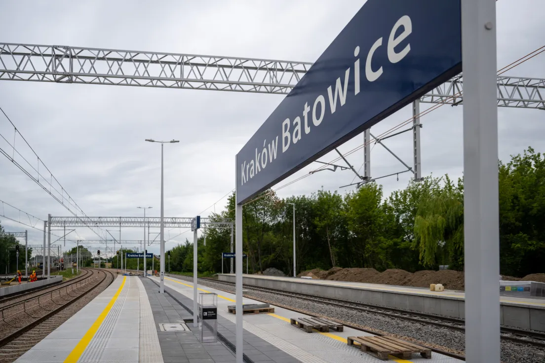 Prace na stacji kolejowej Kraków Batowice