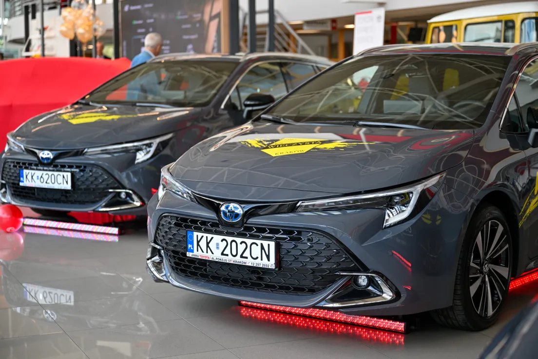 Rozpoczęcie współpracy pomiędzy klubem Wieczysta Kraków a salonem Toyota ANWA