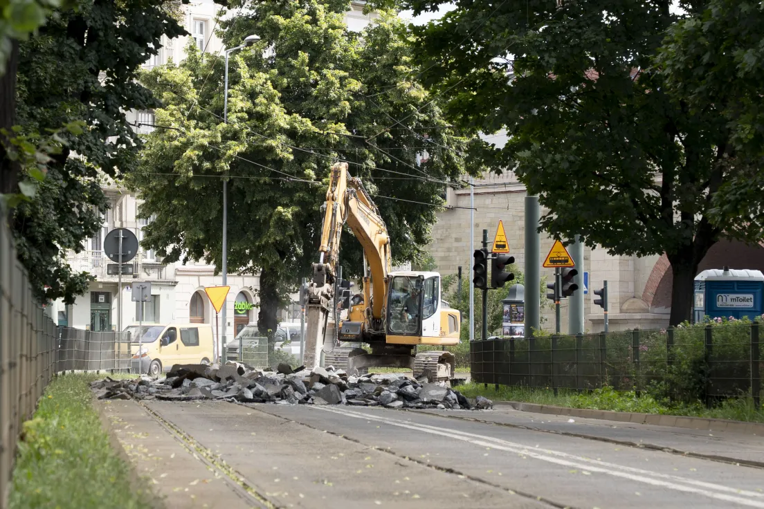 Remont ul. Grzegórzeckiej