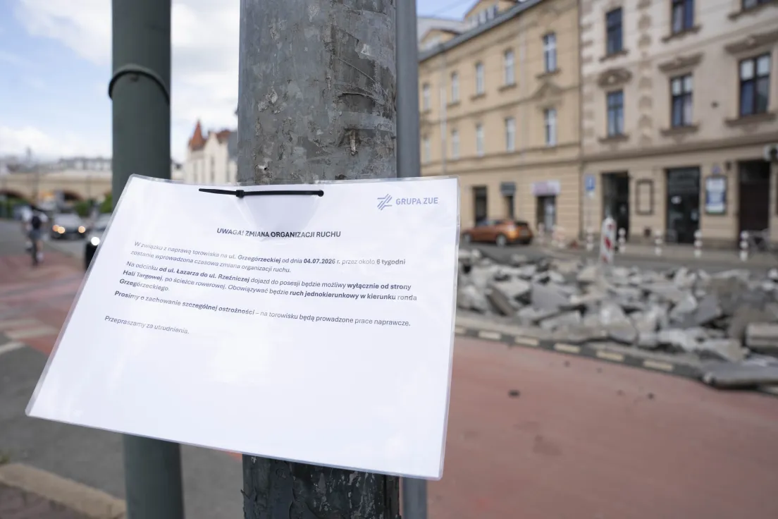 Remont ul. Grzegórzeckiej