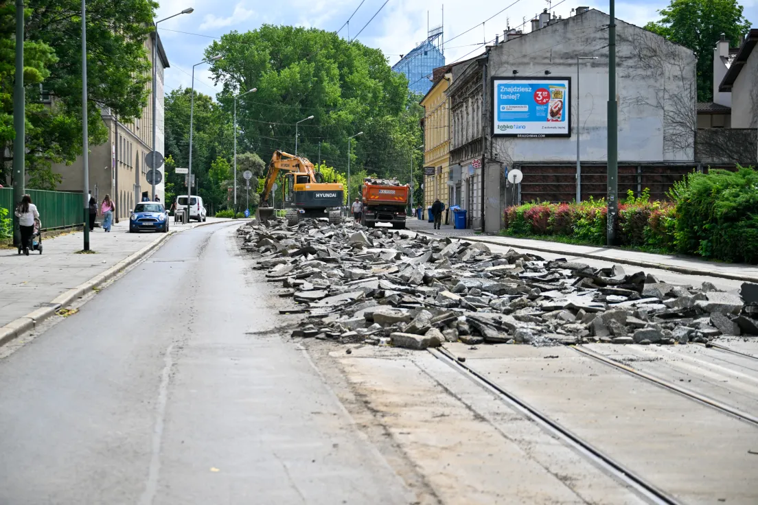 Remont ul. Grzegórzeckiej