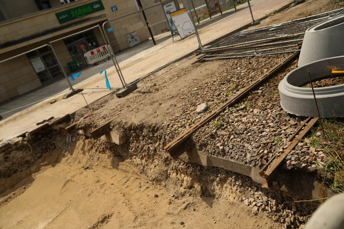 Prace przy budowie P&R Bronowice