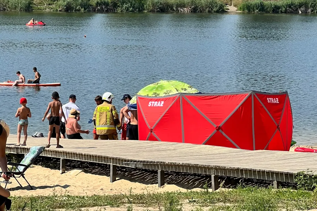 Tragedia na kąpielisku w Przylasku Rusieckim