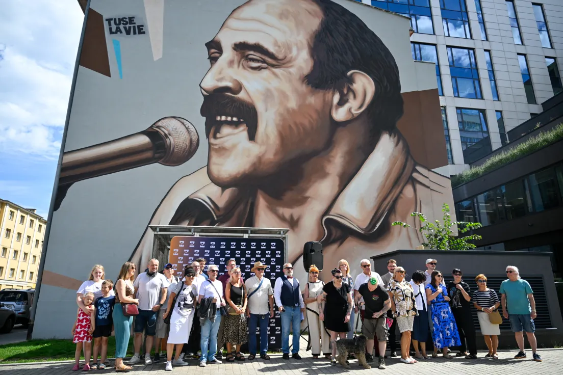 Nowy mural z wizerunkiem Andrzeja Zauchy na ul. Mogilskiej
