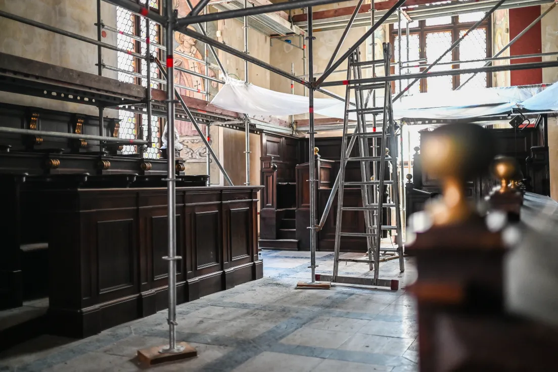 Remont Auli Jagiellońskiej w Collegium Maius