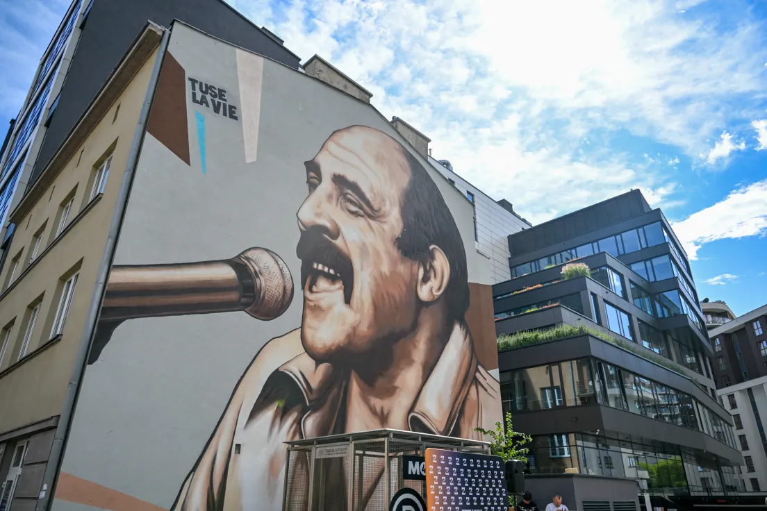 Nowy mural z wizerunkiem Andrzeja Zauchy na ul. Mogilskiej