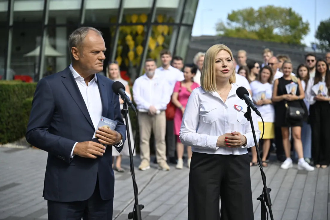 Donald Tusk i Monika Piątkowska w Krakowie