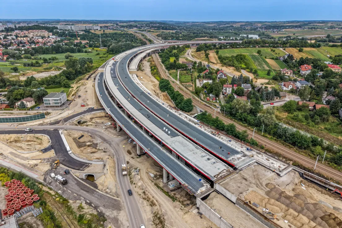 Budowa drogi S7 w Krakowie, sierpień 2026