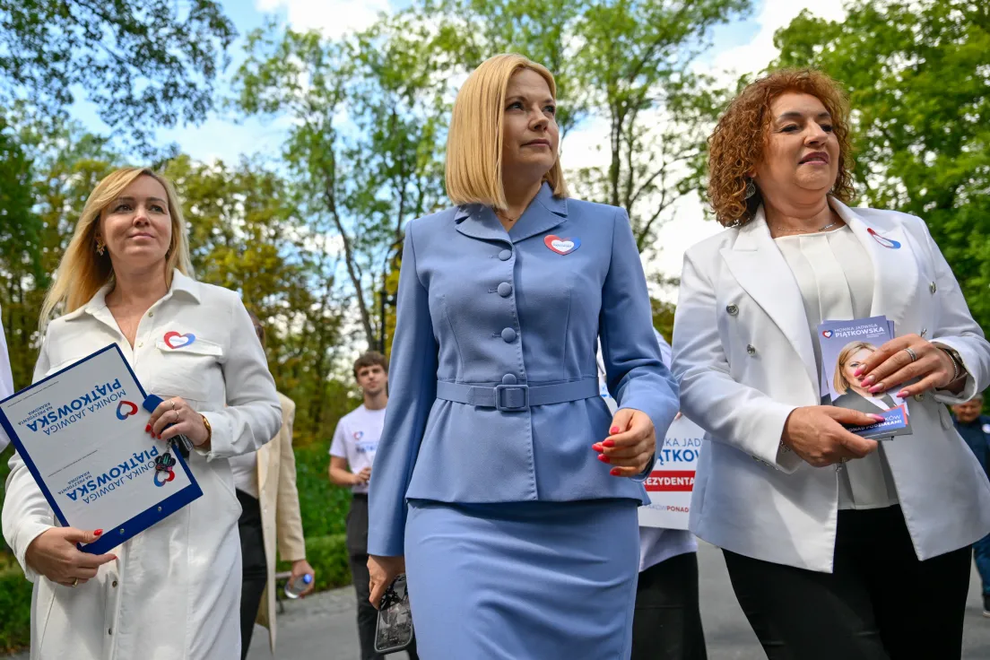 Prezentacja programu wyborczego przez Monikę Piątkowską