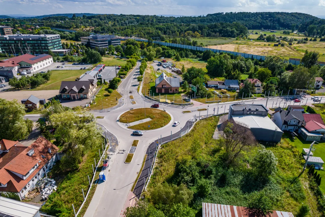 Budowa obwodnicy Zabierzowa, stan z sierpnia 2026