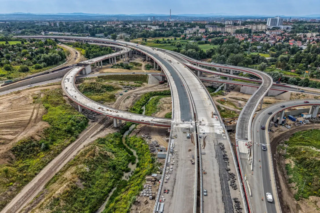 Budowa drogi S7 w Krakowie, sierpień 2026