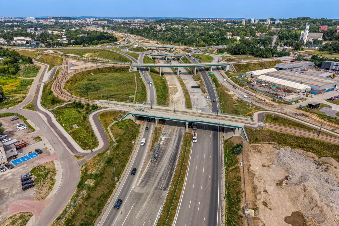 Budowa drogi S7 w Krakowie, sierpień 2026