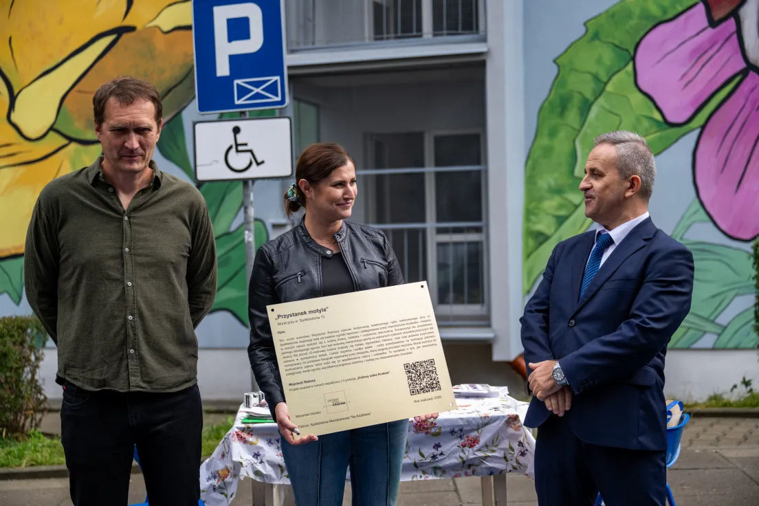 Nowy mural na bloku przy ul. Spółdzielców 13