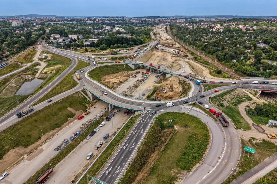 Budowa drogi S7 w Krakowie, sierpień 2026