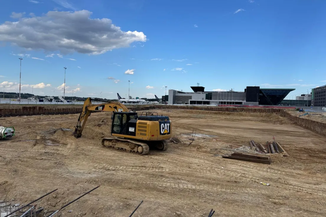 Budowa terminalu T6 w Kraków Airport