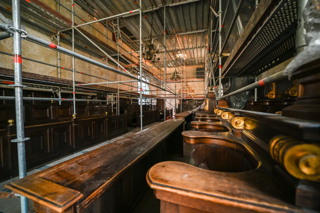 Remont Auli Jagiellońskiej w Collegium Maius