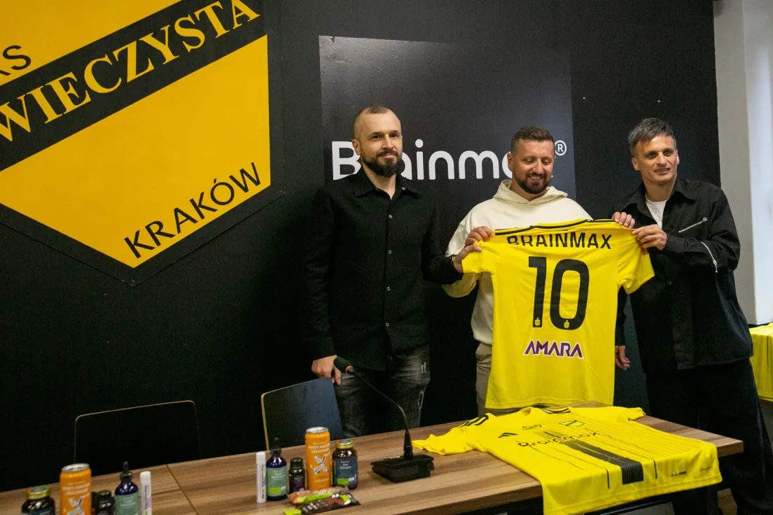 Brainmax sponsorem Wieczystej Kraków