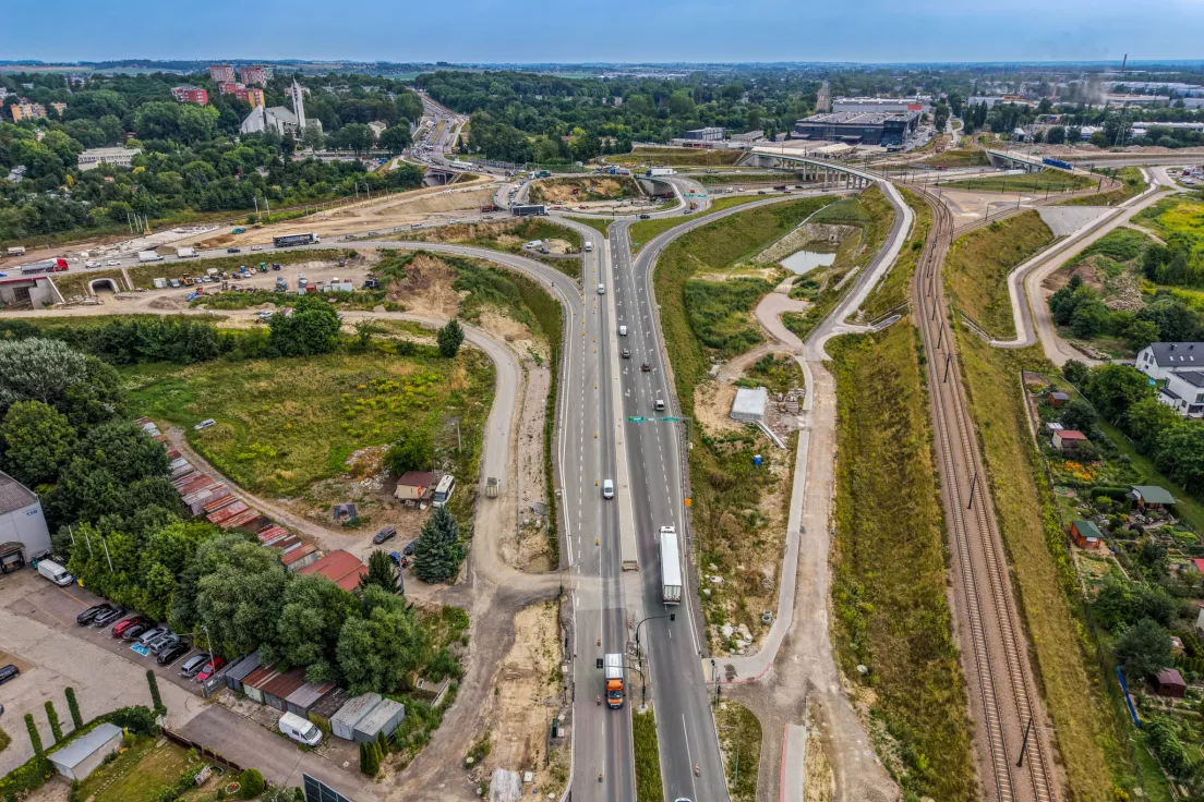 Budowa drogi S7 w Krakowie, sierpień 2026