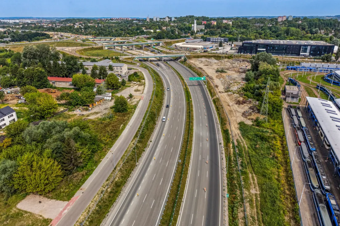 Budowa drogi S7 w Krakowie, sierpień 2026