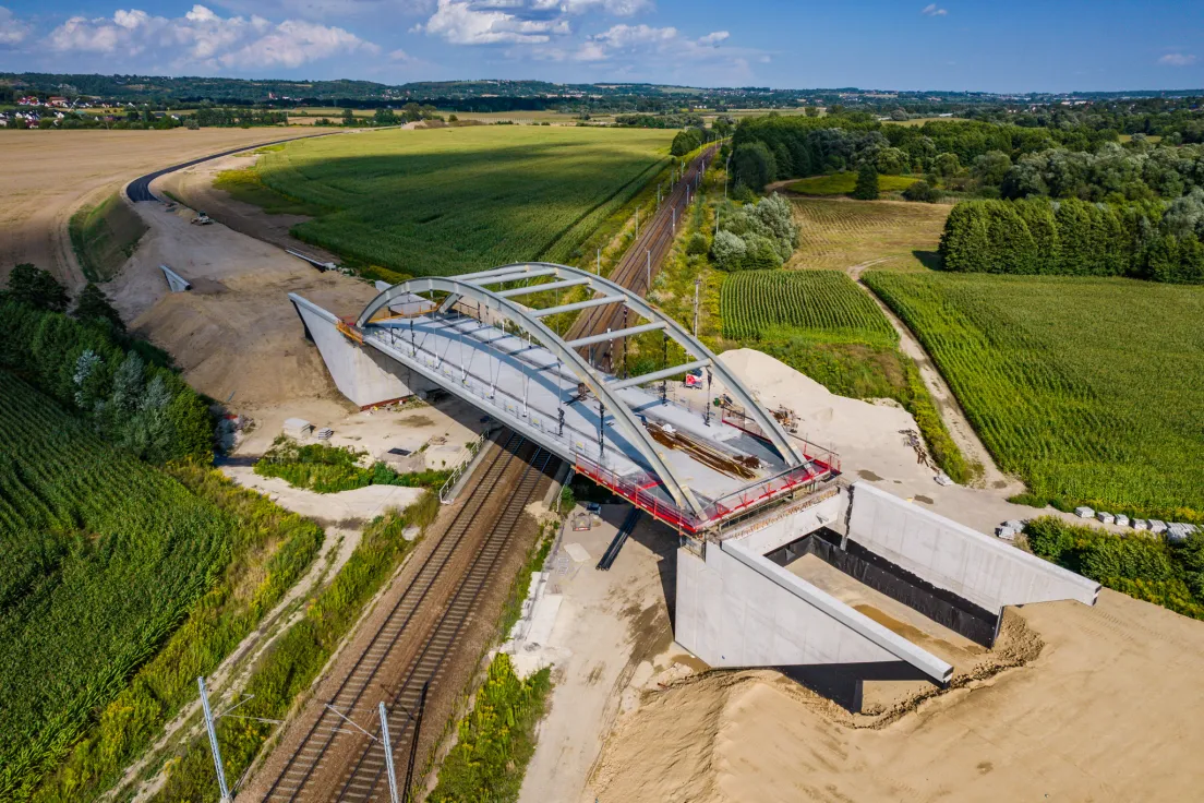 Budowa obwodnicy Zabierzowa, stan z sierpnia 2026
