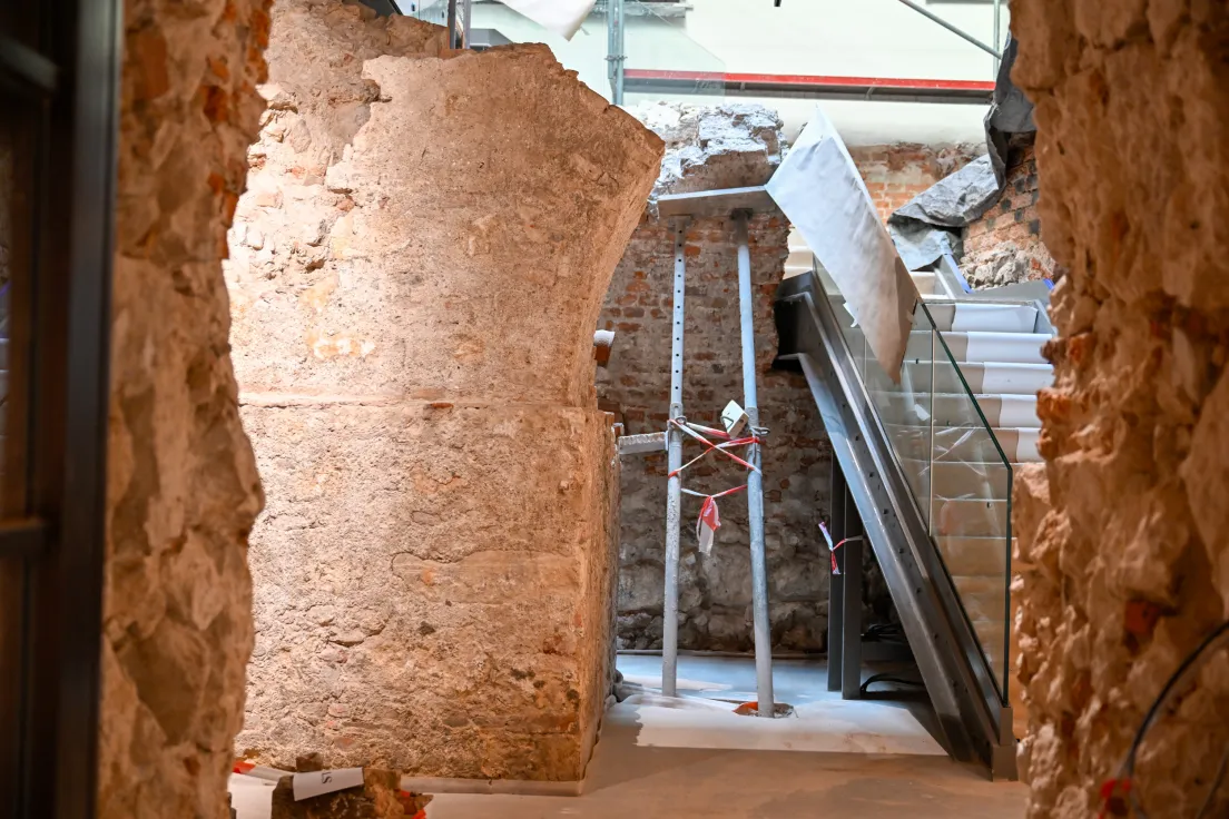 Przebudowa i prace archeologiczne w muzeum archeologicznym