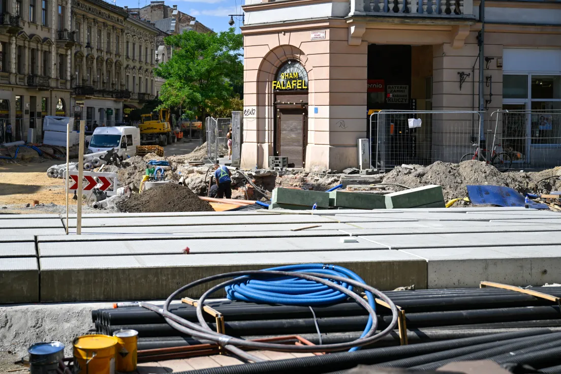Przebudowa skrzyżowania pod teatrem Bagatela