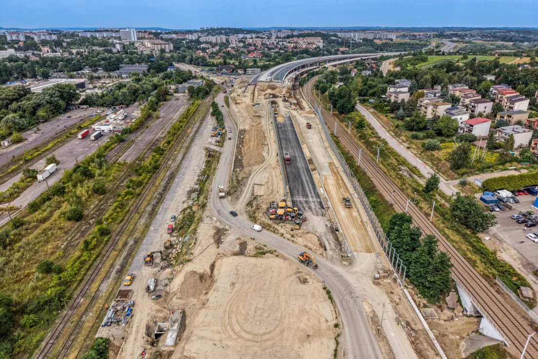 Budowa drogi S7 w Krakowie, sierpień 2026