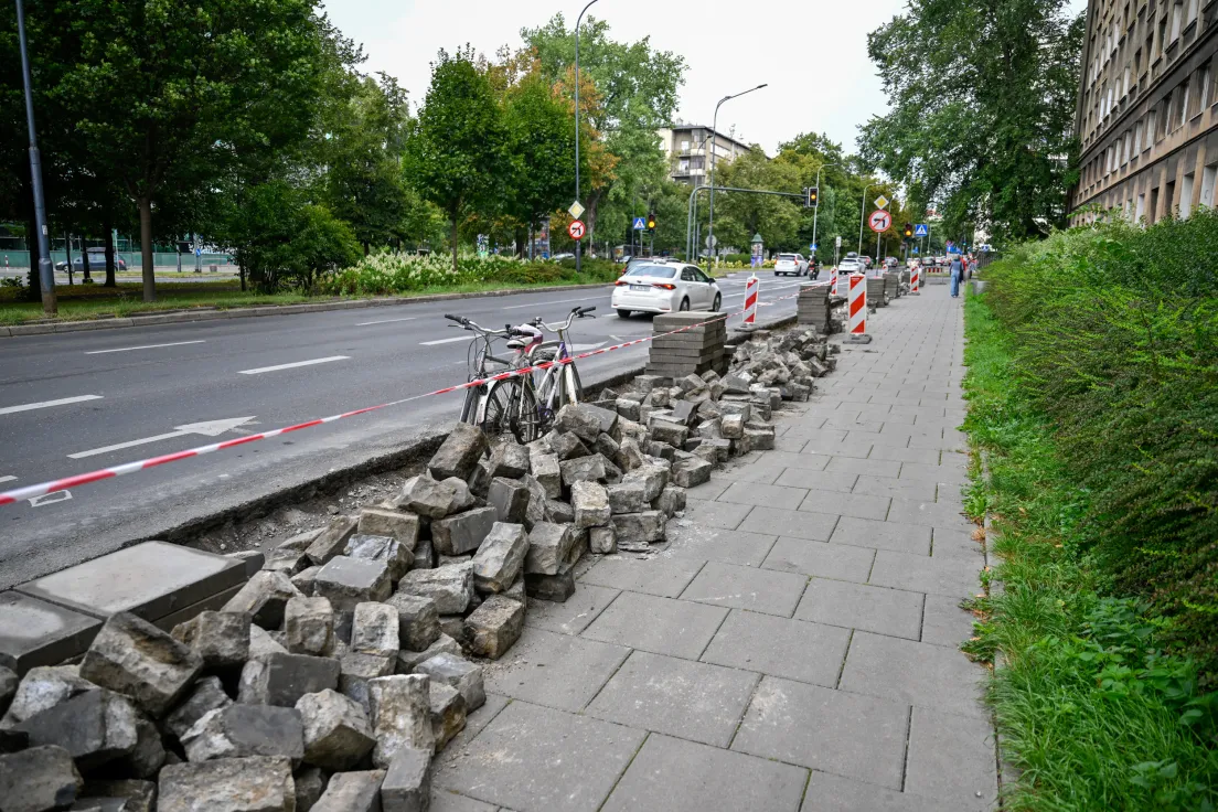 Remont na alejach