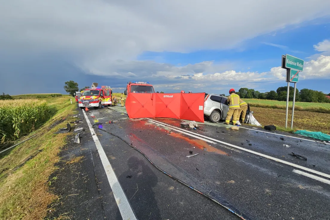 Wypadek w Książnicach Wielkich