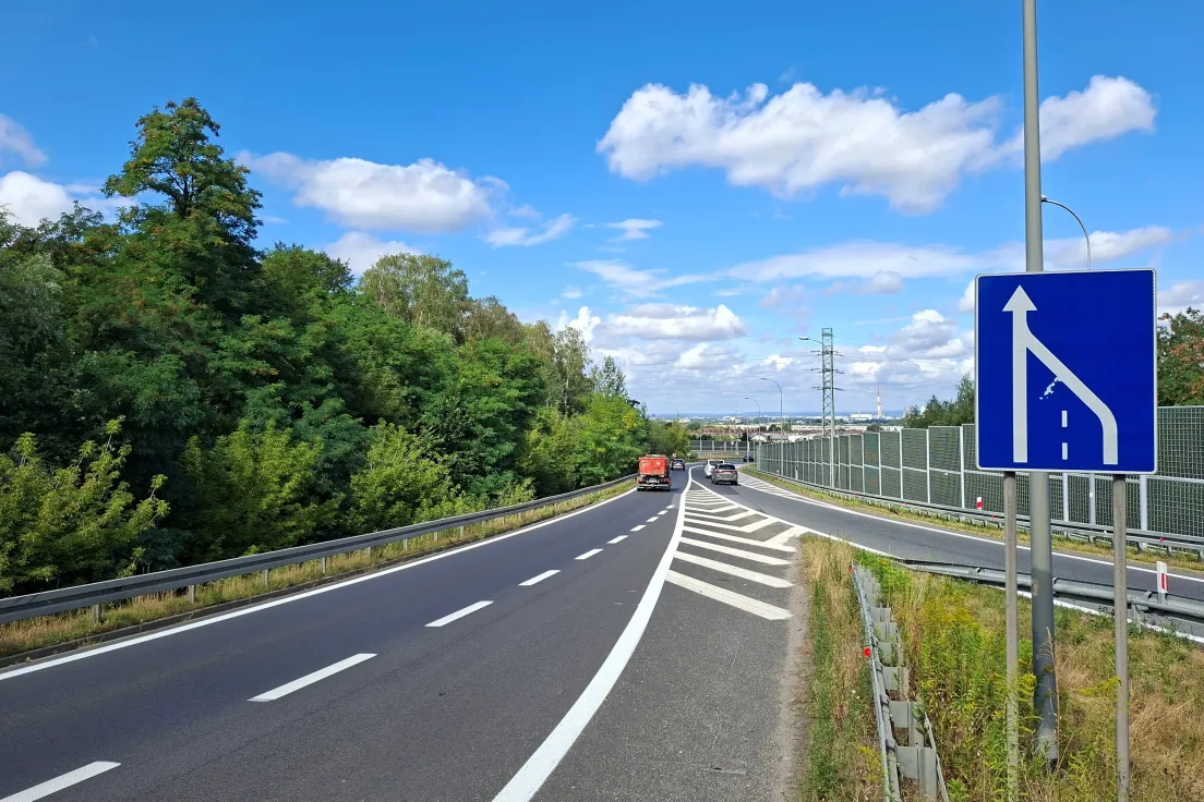 Łącznica na węźle Bieżanów