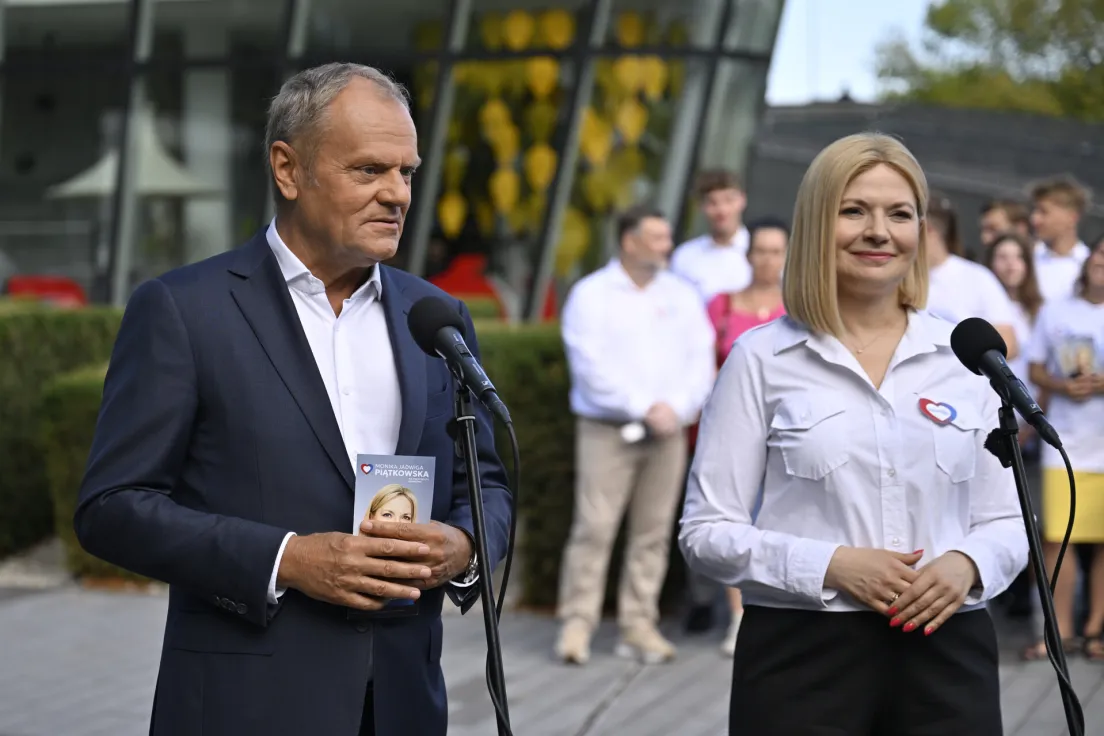 Donald Tusk i Monika Piątkowska w Krakowie