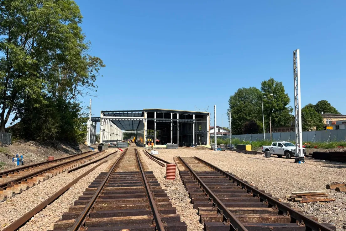 Powstająca w Oświęcimiu infrastruktura Kolei Małopolskich