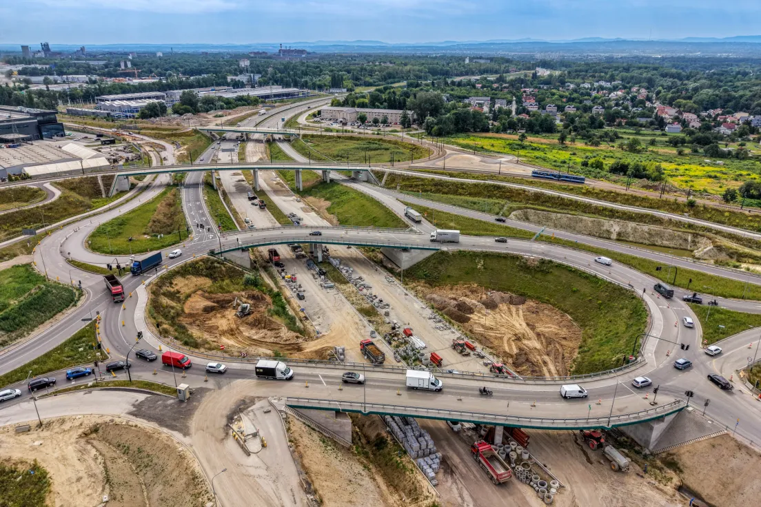Budowa drogi S7 w Krakowie, sierpień 2026