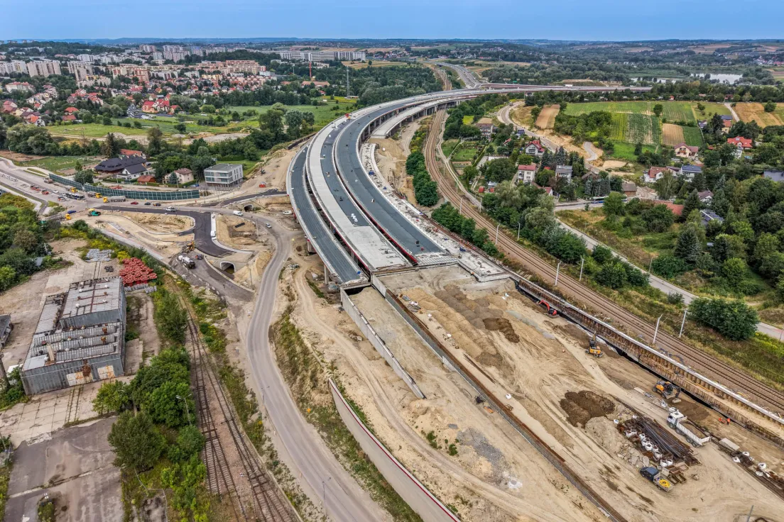 Budowa drogi S7 w Krakowie, sierpień 2026