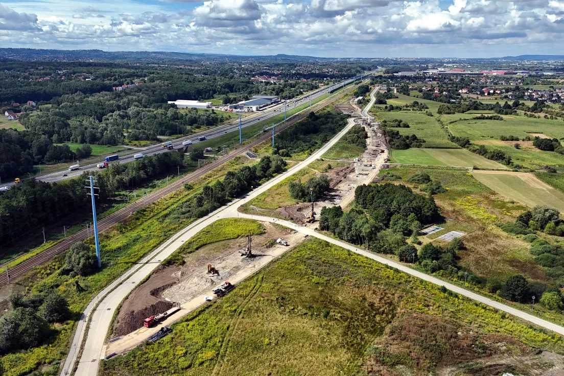 Budowa połączenia z linią kolejową nr 95
