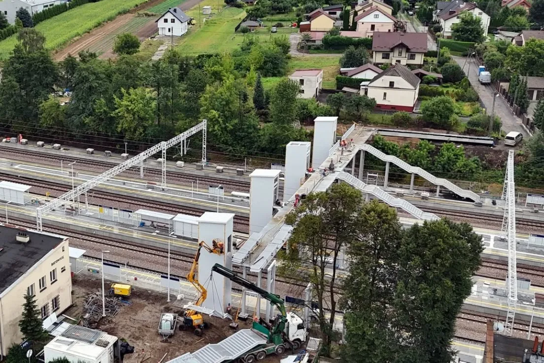Prace na stacji Kraków Batowice
