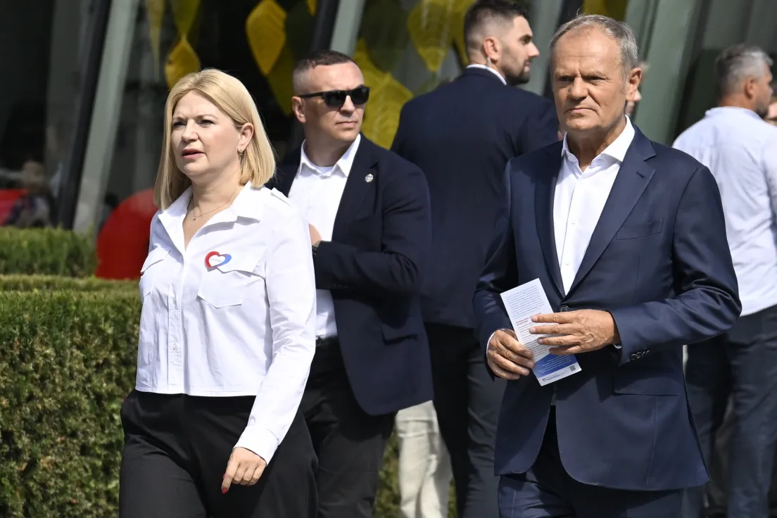 Donald Tusk i Monika Piątkowska w Krakowie