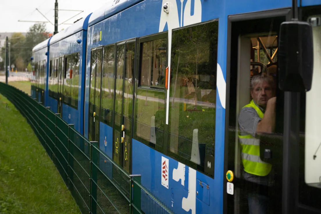 Przejazd testowy nową linią do Mistrzejowic