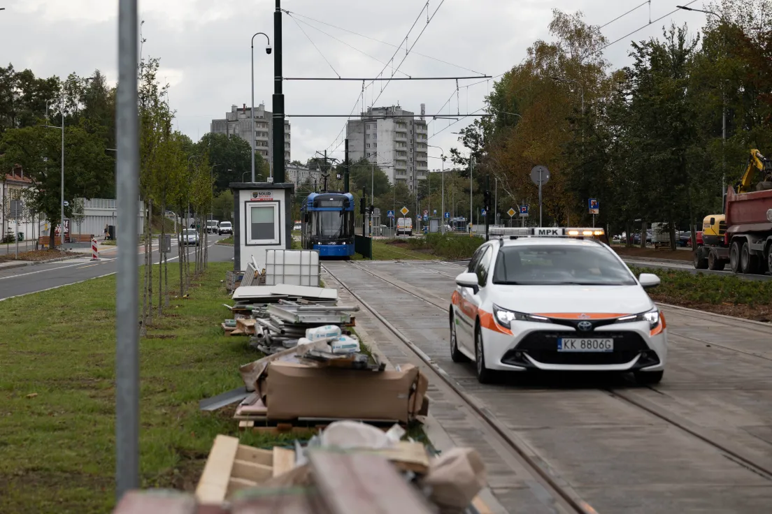 Przejazd testowy nową linią do Mistrzejowic