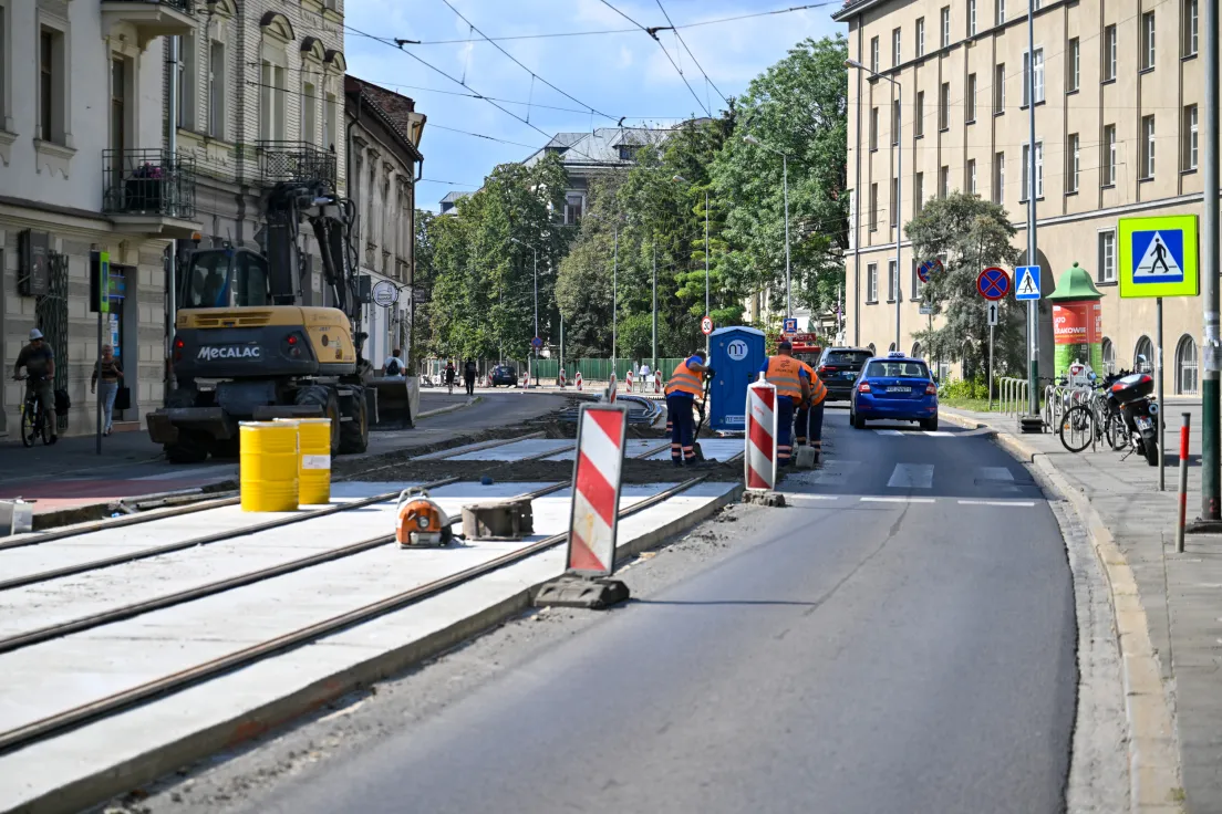 Remont na ul. Grzegórzeckiej