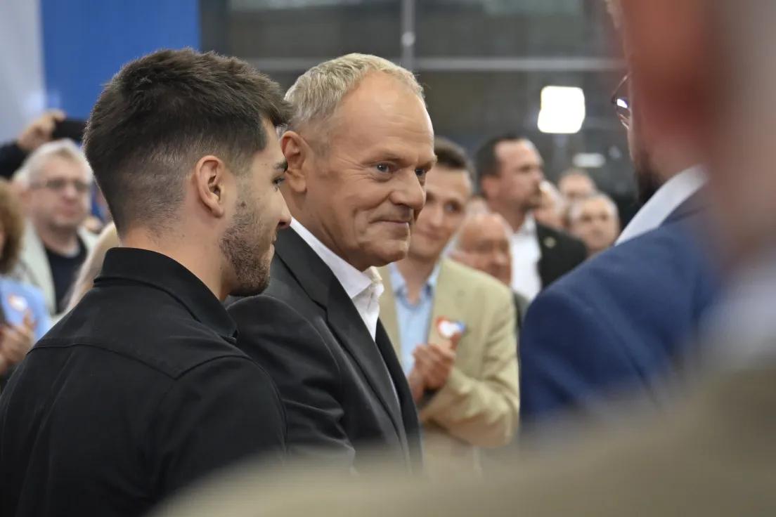 Spotkanie z Moniką Piątkowską i Donaldem Tuskiem