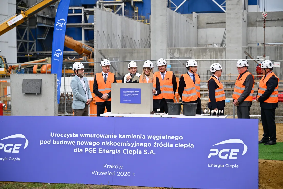 Wmurowanie kamienia węgielnego pod budowę nowego źródła Energi dla miasta