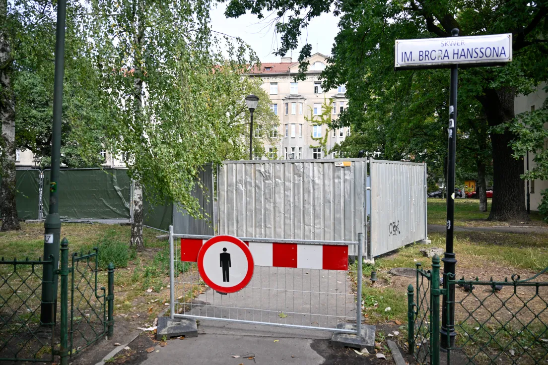 Prace na Placu Sikorskiego