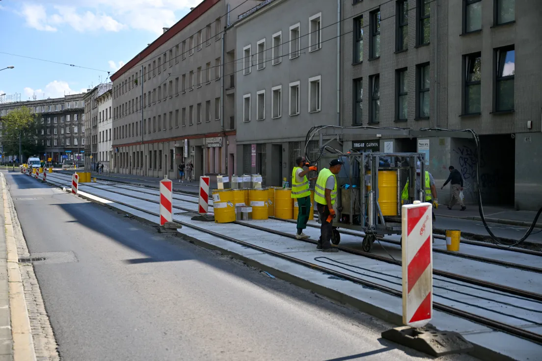 Remont na ul. Grzegórzeckiej