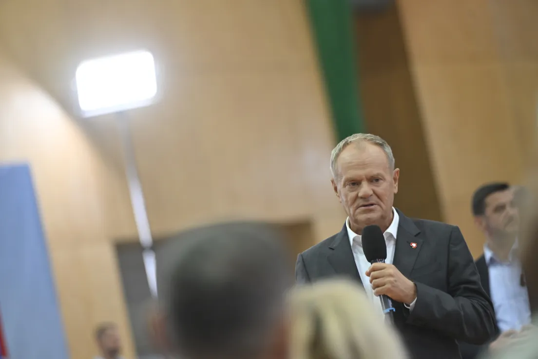 Spotkanie z Moniką Piątkowską i Donaldem Tuskiem