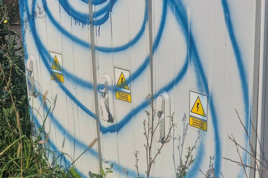 Zniszczone Niepołomickie Błonia