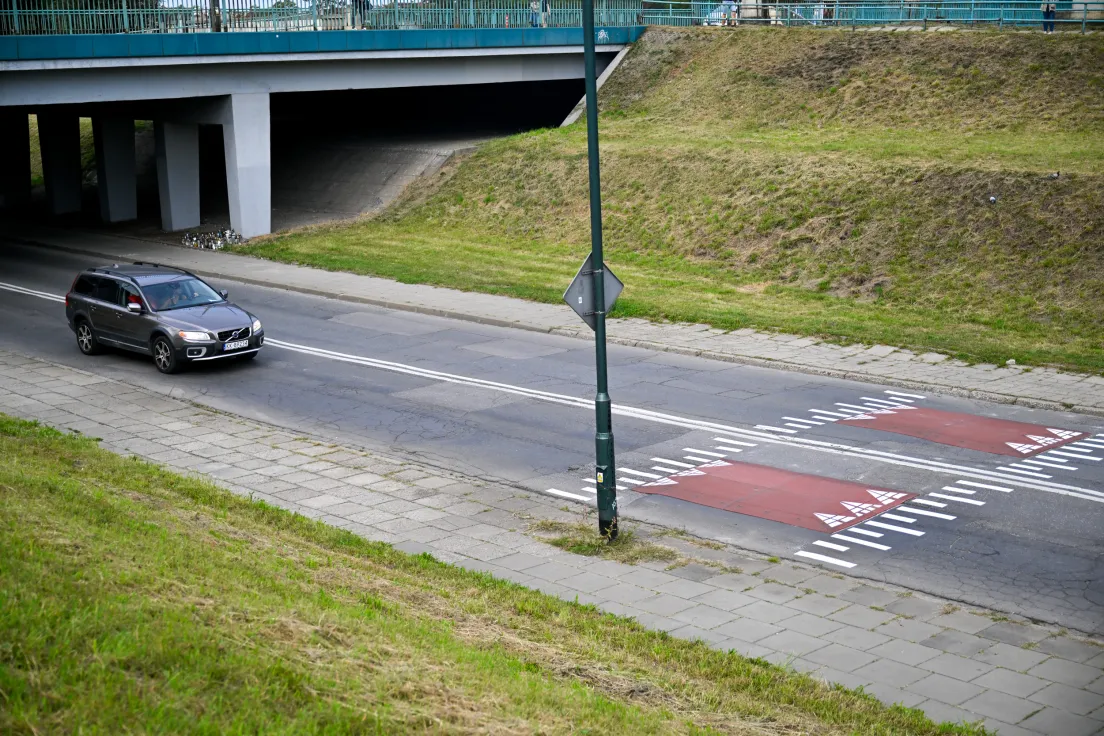 Progi zwalniające w miejscu wypadku