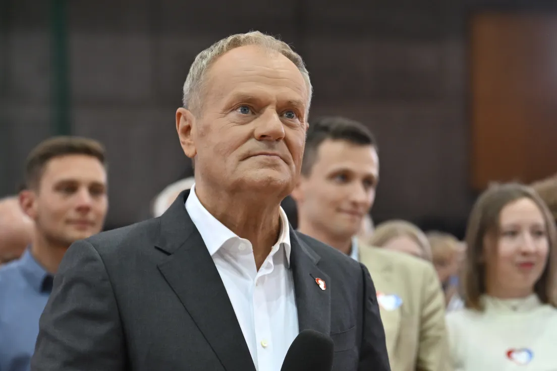 Spotkanie z Moniką Piątkowską i Donaldem Tuskiem