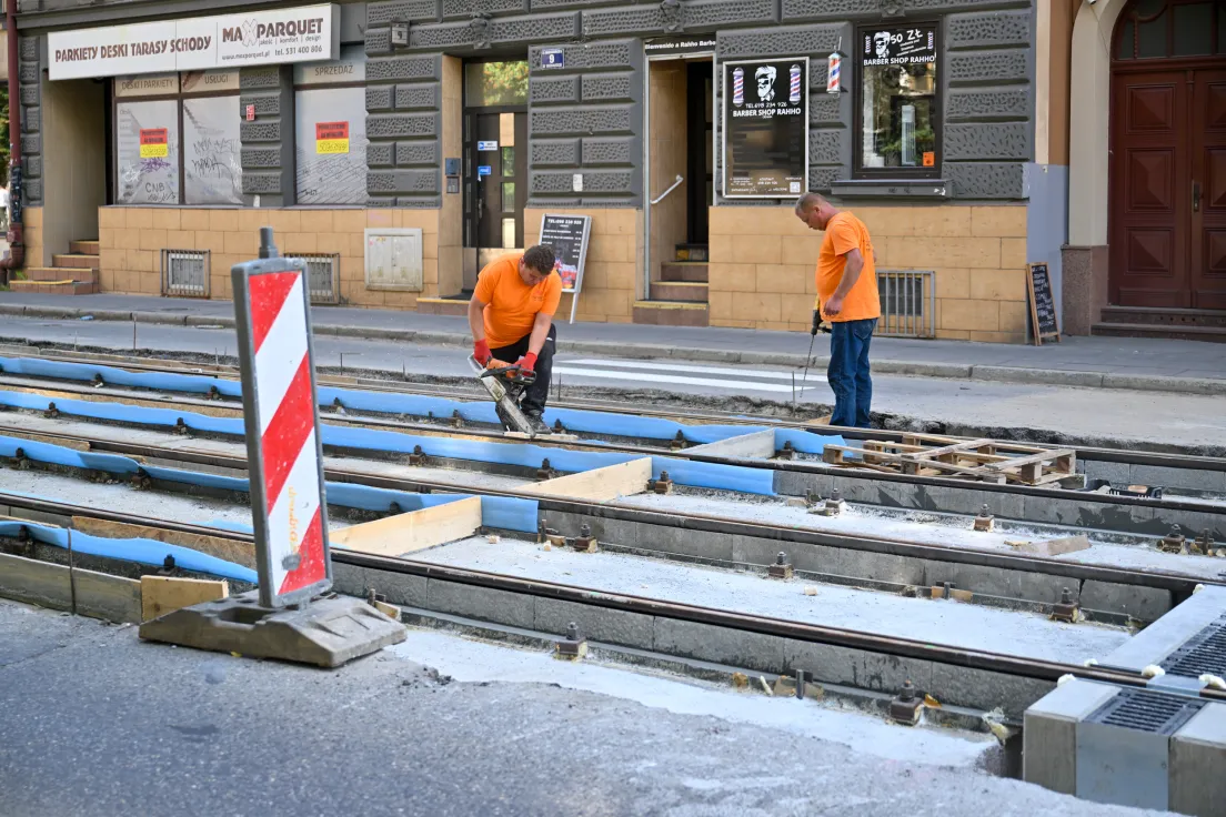 Remont na ul. Grzegórzeckiej