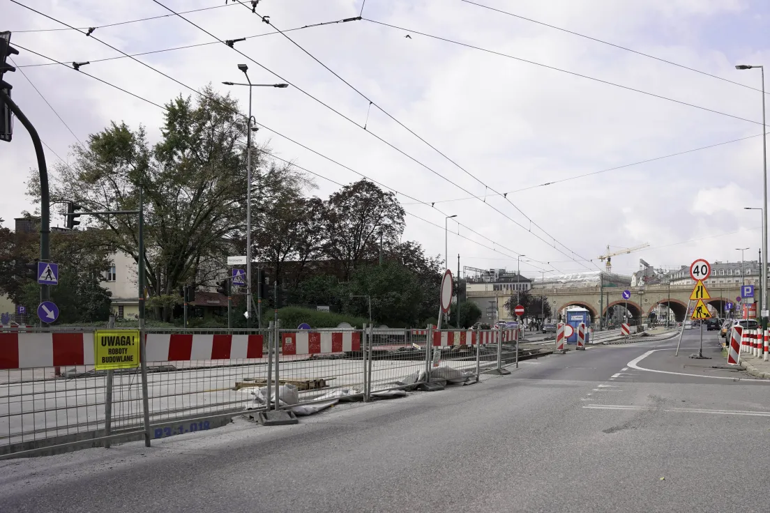 Remont torowiska na ul. Grzegórzeckiej